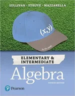 Elementary And Intermediate Algebra by Michael Sullivan, Katherine R. Struve, Janet Mazzarella - Image 1
