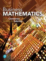 Business Mathematics by Gary Clendenen, Stanley A. Salzman - Image 1