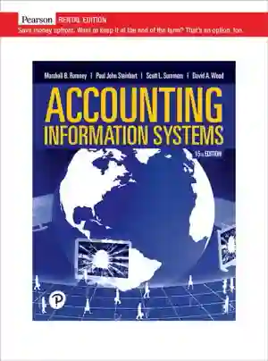 Cover of Accounting Information Systems by Marshall B Romney, Paul J. Steinbart, Scott L. Summers, David A. Wood