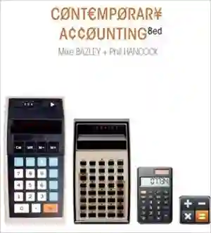 Cover of Contemporary Accounting by Mike Bazley, Phil Hancock