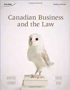 Cover of Canadian Business And The Law by Dorothy Duplessis, Steve Enman, Shannon O'Byrne, Philip King
