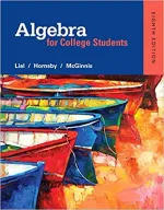 Algebra For College Students by Margaret L. Lial, John Hornsby, Terry McGinnis - Image 1