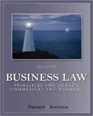 Cover of Business Law: Principles For Today's Commercial Environment by David P. Twomey, Marianne M. Jennings, Stephanie M Greene