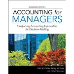 Accounting For Managers by Paul M. Collier, Sandy M. Kizan, Eckhard Schumann - Image 1