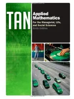 Applied Mathematics For The Managerial, Life, And Social Sciences by Soo T. Tan Stonehill College - Image 1