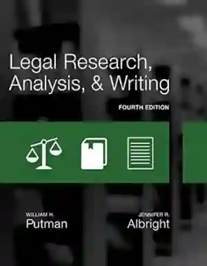 Cover of Legal Research, Analysis, And Writing by William Putman, Jennifer Albright