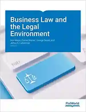 Cover of Business Law And The Legal Environment by Don Mayer, Daniel Warner, George Siedel, Jethro K. Lieberman