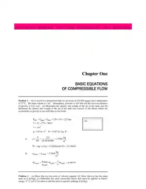 Solution Manual For Gas Dynamics, 3rd Edition