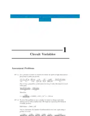 Solution Manual For Electric Circuits, 10th Edition