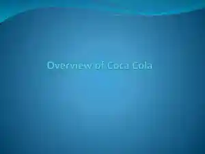 Overview Of Coca-Cola