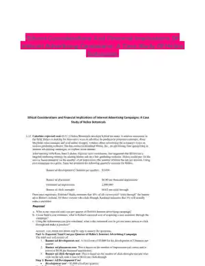 Ethical Considerations And Financial Implications Of Internet Advertising Campaigns: A Case Study Of Helios Botanicals