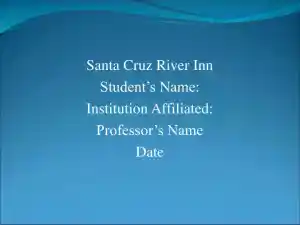 Santa Cruz River Inn