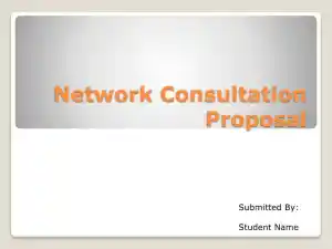 Network Consultation Proposal