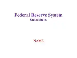 Federal Reserve System - United States