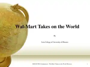 INB 205 WK 6 Assignment - Wal-Mart Takes On The World: Minicase - Axia College, University Of Phoenix