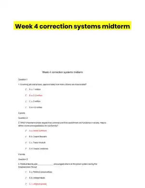 Week 4 correction systems midterm