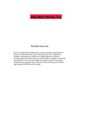 Wal-Mart Stores, Inc