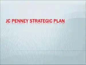 JC Penney Strategic Plan
