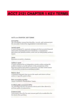 ACCT 2121 CHAPTER 1 KEY TERMS