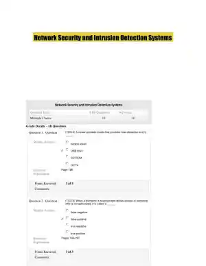Network Security and Intrusion Detection Systems