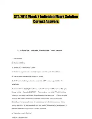 STA 2014 Week 2 Individual Work Solution Correct Answers