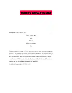 Turkey Airways MGT