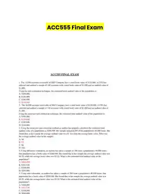 ACC555 Final Exam