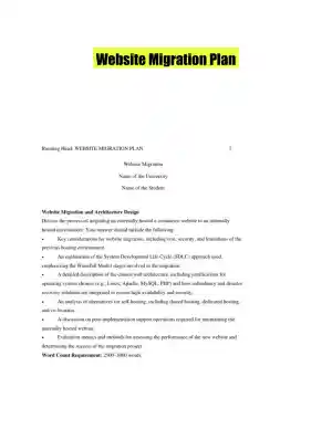 Website Migration Plan