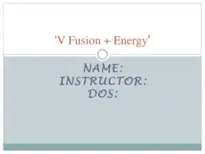 V Fusion + Energy