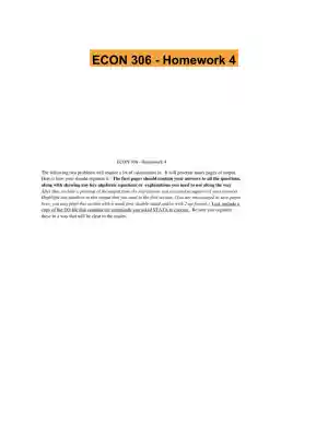 ECON 306 - Homework 4