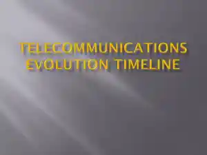 Telecommunications Evolution Timeline