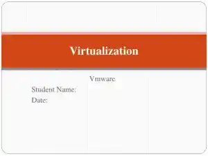 Virtualization Vmware