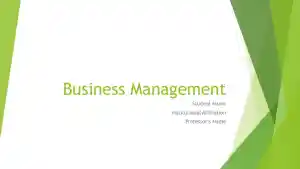 Business Management