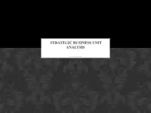 A Harvey-Davidson Feasibility Study - Strategic Business Unit Analysis