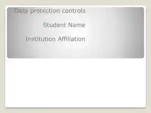Data Protection Controls