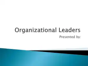 Organizational Leaders
