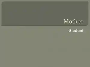 My Mother An Appreciation