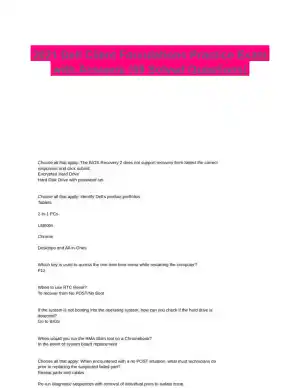 2021 Dell Client Foundations Practice Exam with Answers (69 Solved Questions)