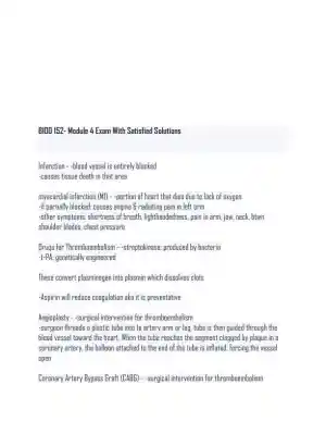 2024 BIOD 152 - Portage Learning Anatomy and Physiology Module 1-7 Exam With Answers (100 Solved Questions)