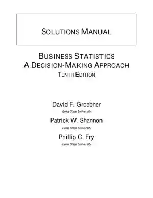 Solution Manual for Business Statistics, Global Edition, 10th Edition