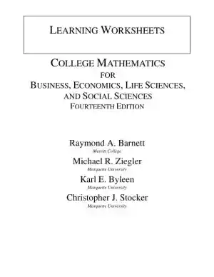Solution Manual for College Mathematics for Business, Economics, Life Sciences, and Social Sciences, 14th Edition
