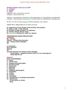 2023 NCLEX Child Care Preparation Test Study Guide With Answers (394 Solved Questions)