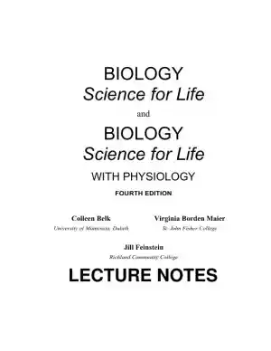 Revision Notes for Biology Science for Life, 4th Edition