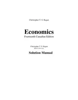 Macroeconomics, Fourteenth Canadian Edition Solution Manual