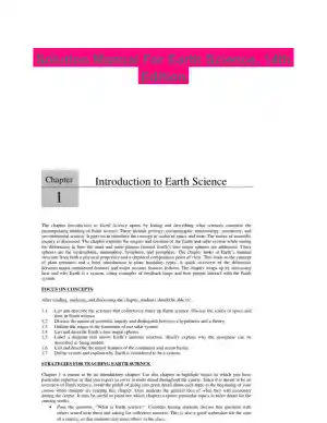 Solution Manual For Earth Science, 14th Edition