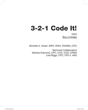 Solution Manual For 3-2-1 Code It! 2020, 8th Edition