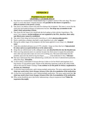 ATI Pharmacology Proctored Exam with Answers (48 Solved Questions)