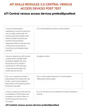 2019 ATI Nutrition Proctored Exam with Answers (70 Solved Questions)