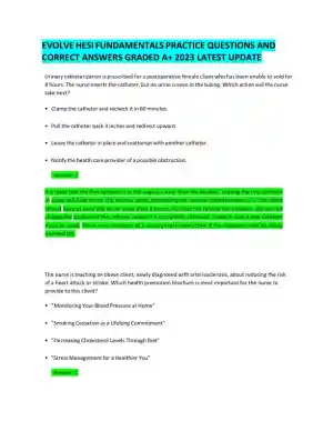 2023 HESI Fundamentals Practice Question With Answers (72 Solved Questions)