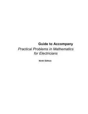Solution Manual for Practical Problems in Mathematics for Electricians, 9th Edition